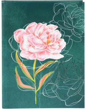 Goldbuch notebook Peony 15x22 cm 200 pages blank DIN A5