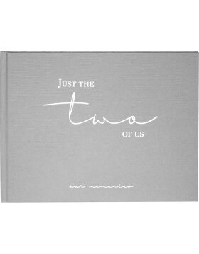 Goldbuch guestbook just the two of us grey 25x20 cm 100...