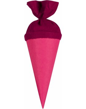 Goldbuch Bastelschult&uuml;te mit Filzverschluss 15 cm pink