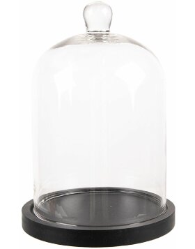 Clayre & Eef 6GL4485 Glass Bell Transparent Ø 15x21 cm