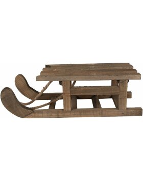 Clayre &amp; Eef 6H2371M Sledge decoration 38x14x12 cm in...