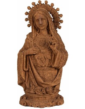 Clayre & Eef 6PR4062 Marian Image Brown 15x13x28 cm Decorative Figurine Sacred Art