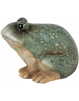 Clayre &amp; Eef 6PR4124 Dekoracyjna żaba zielona 13x12x9 cm