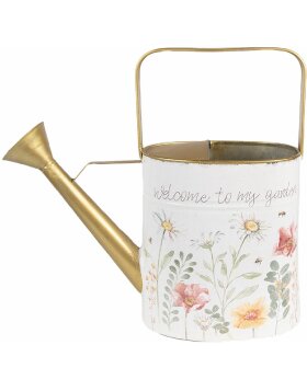 Clayre &amp; Eef 6Y5491 Watering Can Decoration White...