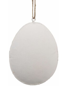 Clayre &amp; Eef 6Y5568 Decorative Hanger Egg White...