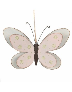 Clayre &amp; Eef 6Y5578M Butterfly Decorative Pendant...