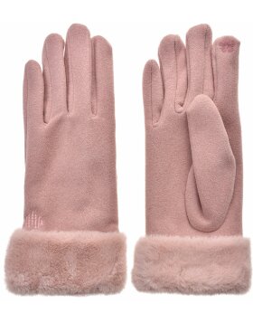 Juleeze JZGL0080 Ladies Gloves Pink One Size Fluffy