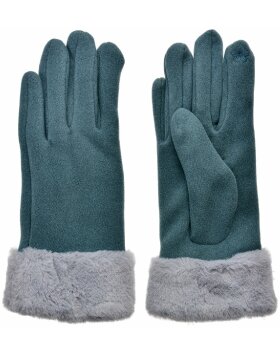 Juleeze JZGL0085BL Eleganckie rękawiczki zimowe Niebieski...