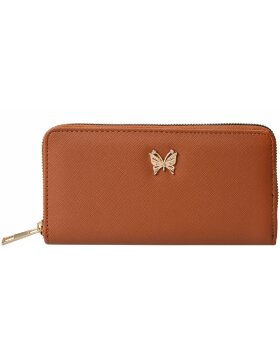 Juleeze JZWA0193CH Wallet Butterfly Brown 19x10cm