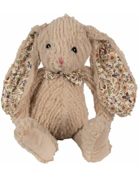 Clayre &amp; Eef TW0598CH Plush Rabbit Brown Floral...