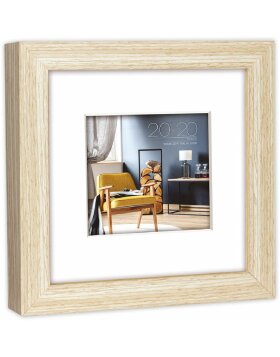 ZEP picture frame Niki natural 20x20 cm with passe-partout 15x15 cm