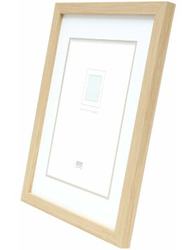 Deknudt S43AH1 picture frame natural wood 18x24 cm with passe-partout 13x18 cm