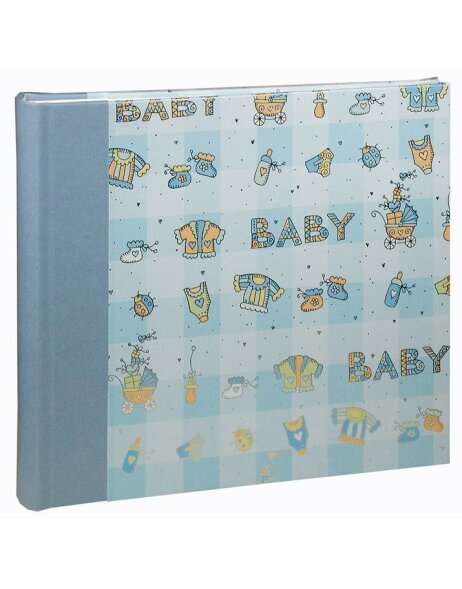 Geschenk babyalbum babyland lichtblauw