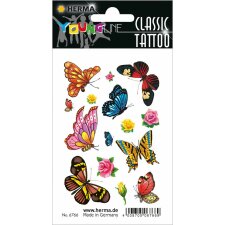 HERMA Tattoos Colour Art Schmetterlinge 1Bl.