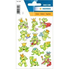 decorative labels DECOR Froschk&ouml;nig 3 sheets