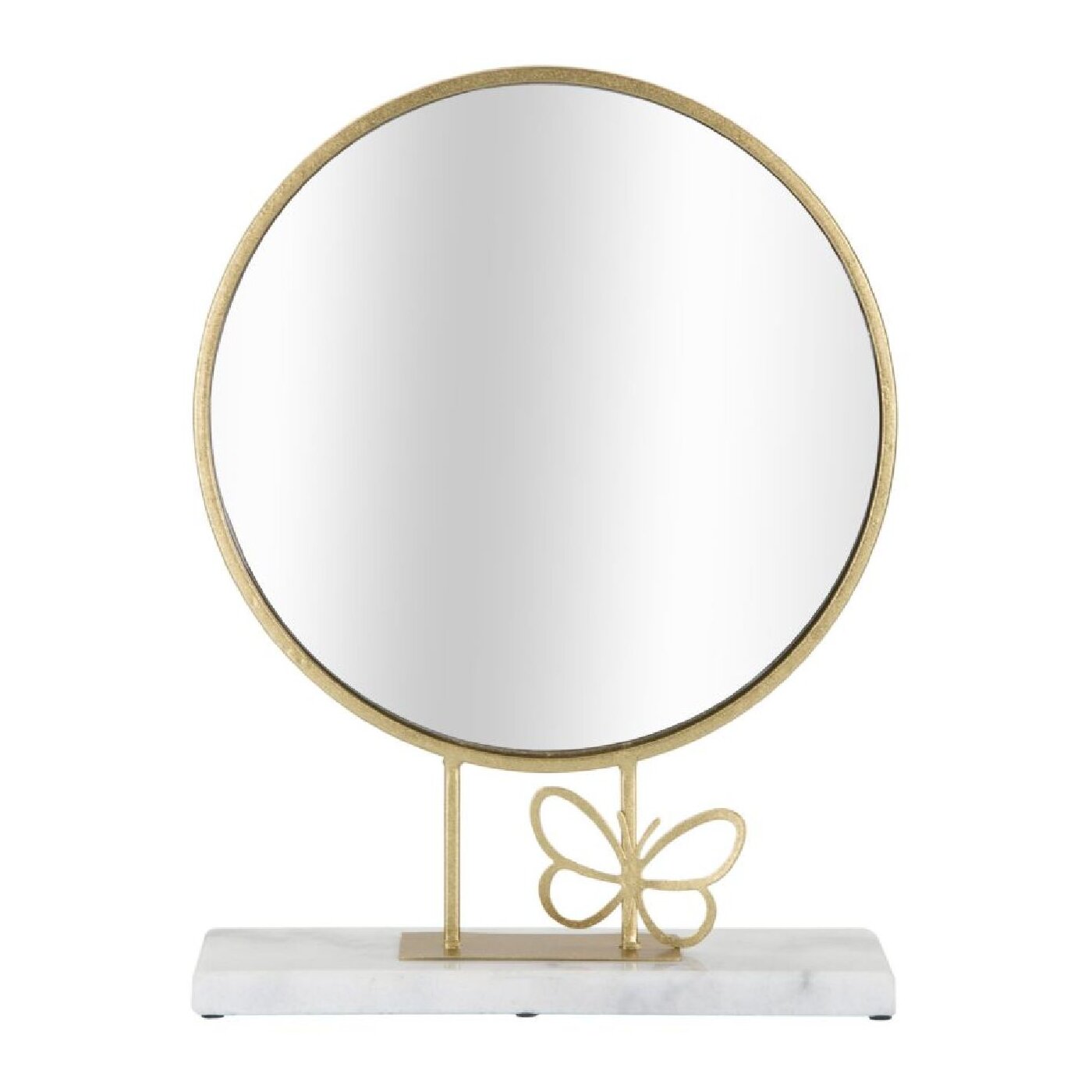 Tischspiegel Schmetterling Gold Marmor