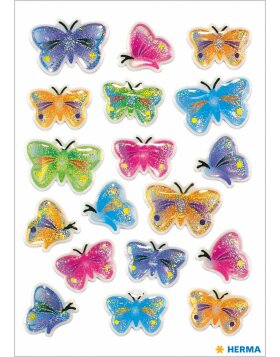 decorative labels MAGIC Schmetterlinge 1 sheet
