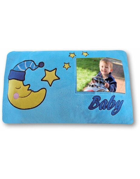 Picture Frame Pillow blue moon 10x15