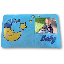 Picture Frame Pillow blue moon 10x15