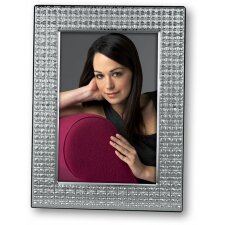 Silver plated photo frame 10x15 Flower