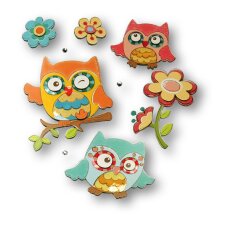 Wall sticker childrens motif owl