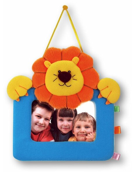Fabric Picture Frame Lion 10x15 cm