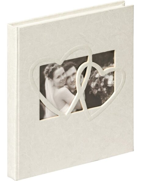 Walther Księga gości weselnych słodkie serce 23x25 cm 144 białe strony