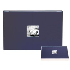 Album photo panoramique bleu nuit avec fermeture magnétique