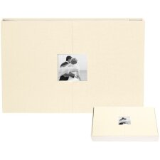 panorama photo album champagner with magnet-breech