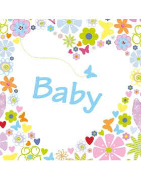 Mini-kaart Artebene Baby-Milles Fleurs