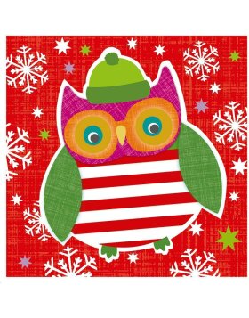 Mini card ARTEBENE Christmas Owl