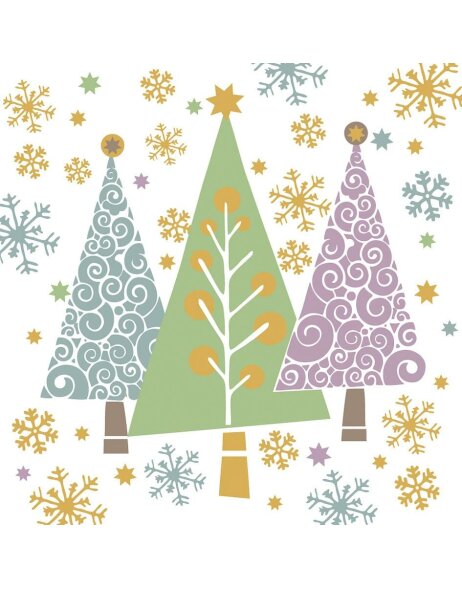 Minikarte Artebene Christmas-Tanne-taupe