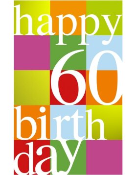 Gelukkige 60ste Verjaardagskaart