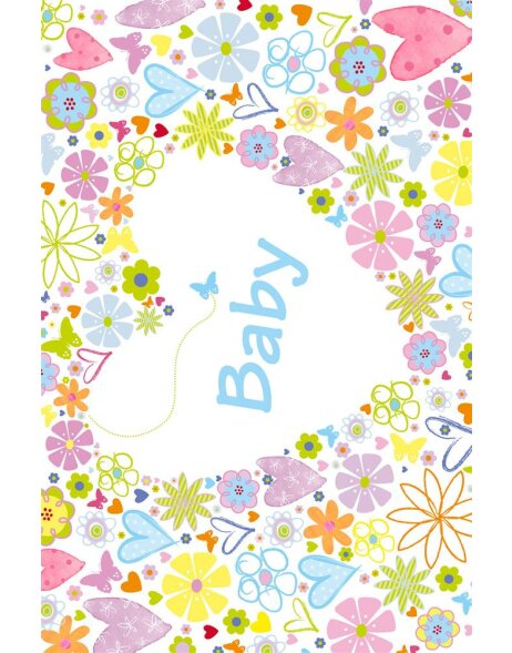 ARTEBENE card embossing - Baby - Millefleur