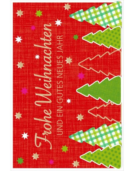Artebene Card Embossing-Kerstmis-Nieuwjaar-