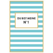 Artebene Karte Präge-Glückwunsch-Meine No. 1