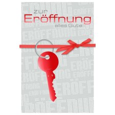Artebene Karte Präge-Eröffnung-Schlüssel