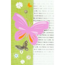 Artebene kaart Gefeliciteerd-Pop-up-Butterfly
