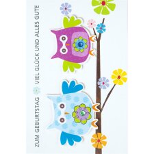 ARTEBENE Card Birthday - Owl - 3D