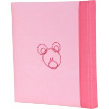 Sammy - baby photo album in pink