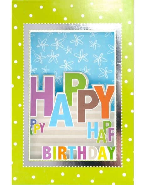 Artebene Card Pop-up Happy Birthday