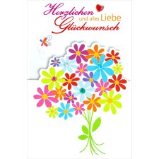 Artebene carte gaufrage-vœux-bouquet-