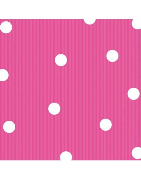 Paper napkins Dots - stripes - pink