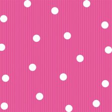 Paper napkins Dots - stripes - pink