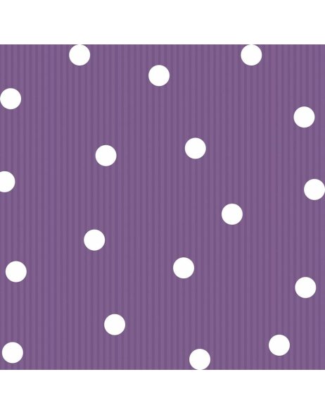 Paper napkins Dots - Stripes - plum