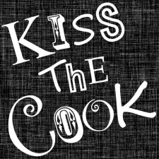 Serwetki papierowe Kiss the Cook-czarne