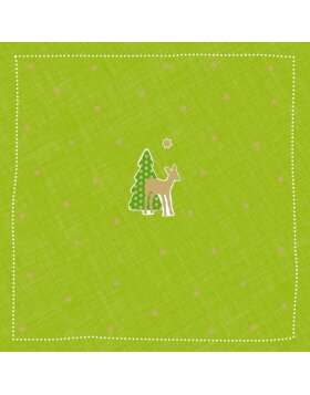 Serviettes en papier Bambi-petit-vert