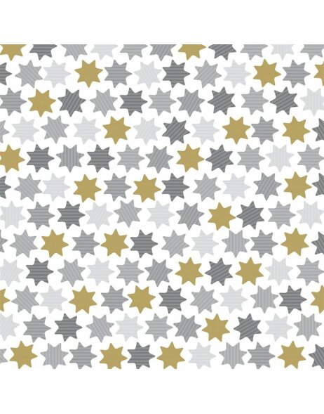 Paper napkins star - taupe