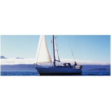 Artebene Karte Segelboot-21x8 cm