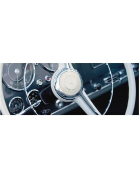 Art Level Card Car Steering Wheel-21x8 cm
